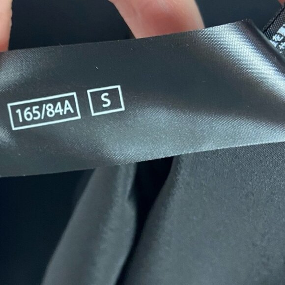 Revolve C/MEO Gossamer Spelt Out Long‎ Sleeve Black Top Size Small Bell Sleeve S - Picture 3 of 15